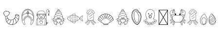 Seafoods Dingbats