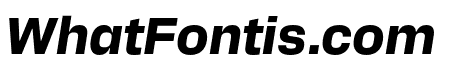 Alfabet ExtraBold Italic