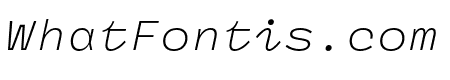 Panel Sans Mono Light Italic