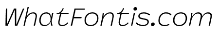 Panel Sans Light Italic