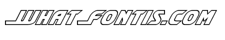 Shining Herald Outline Italic