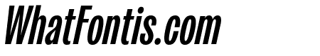 Kensington Compressed Demi Italic