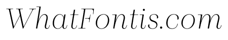 Presti Display Light Italic