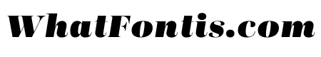 Presti Display Black Italic