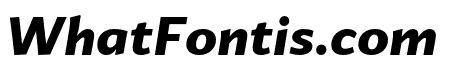 Guyot Sans ExtraBold Italic