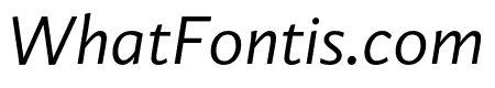 Guyot Sans Light Italic