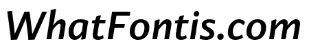 Guyot Sans SemiBold Italic