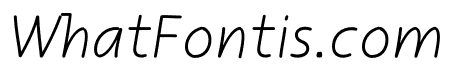 Responder P Light Italic