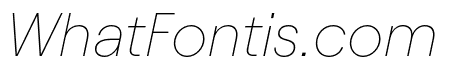 AvanttTRIAL ThinItalic