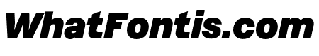 AzeretTRIAL BlackItalic