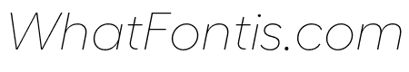 FellixTRIAL ThinItalic