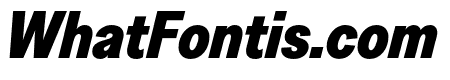 GreedNarrowTRIAL HeavyItalic