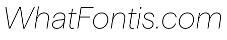 HafferSQTRIAL ThinItalic