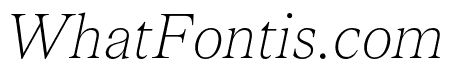 TeodorTRIAL ThinItalic