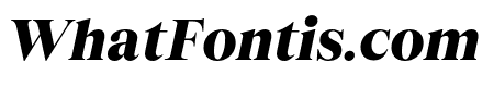TobiasTRIAL HeavyItalic