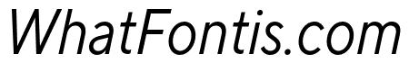 TT Norms Pro Condensed Italic