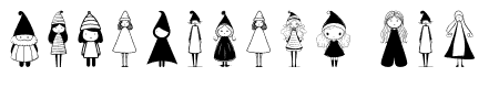 Christmas minimalist woman NN