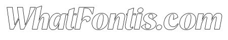 Gistra Outline Italic