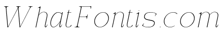 Seraphina Thin Italic