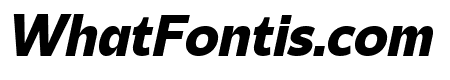 Normaliq ExtraBold Italic