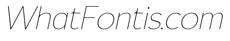Normaliq Thin Italic