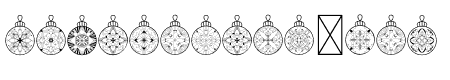 Mandala Xmas Ball Dingbats