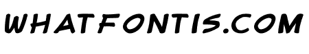 Doujinshi Sans Bold Italic
