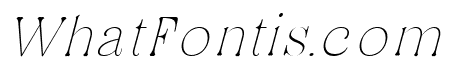 CF Oliviera Thin Italic