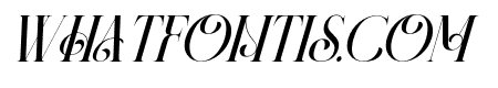 Panorama Ligatures Regular Italic