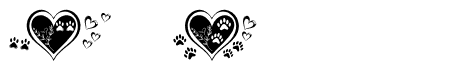 dog paws  love Regular