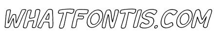 Wishcar Moundy Outline Italic