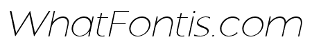 Montreal ThinOblique Italic