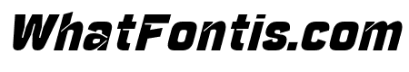 CF Notche Black Italic