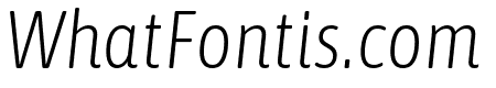 Asap Condensed Extra Light Italic