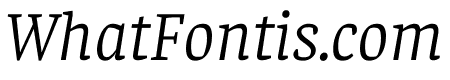 Faustina Light Italic