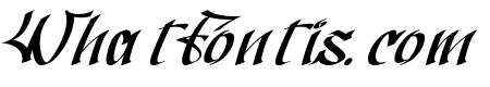 Blackfitty Italic