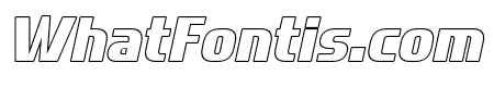 Hambare Italic Outline