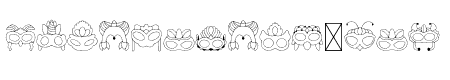Mardi Gras Doodle Dingbats