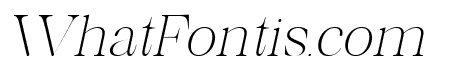 Misticaly Thin Italic