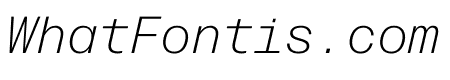 Forma Djr Mono Italic