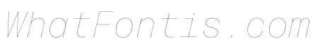 Forma Djr Mono Thin Italic