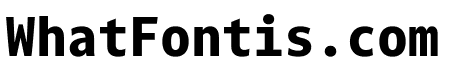 Darkmode Mono Hebrew Extra Bold