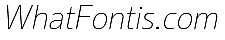 Pracharath Light Italic