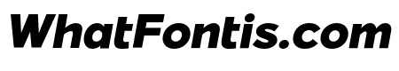 Asen Pro Black Italic