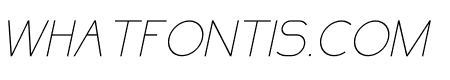 Braga Thin Italic