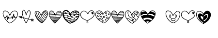 Hearts doodle