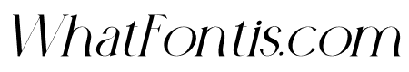 Mhonega Wylkins Italic
