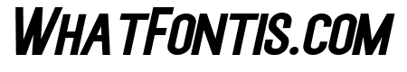 Whoops Black Italic