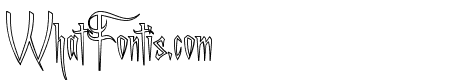 A Charming Font Outline
