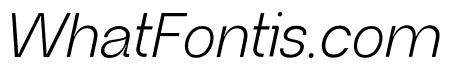 Neue Regrade Regular Italic